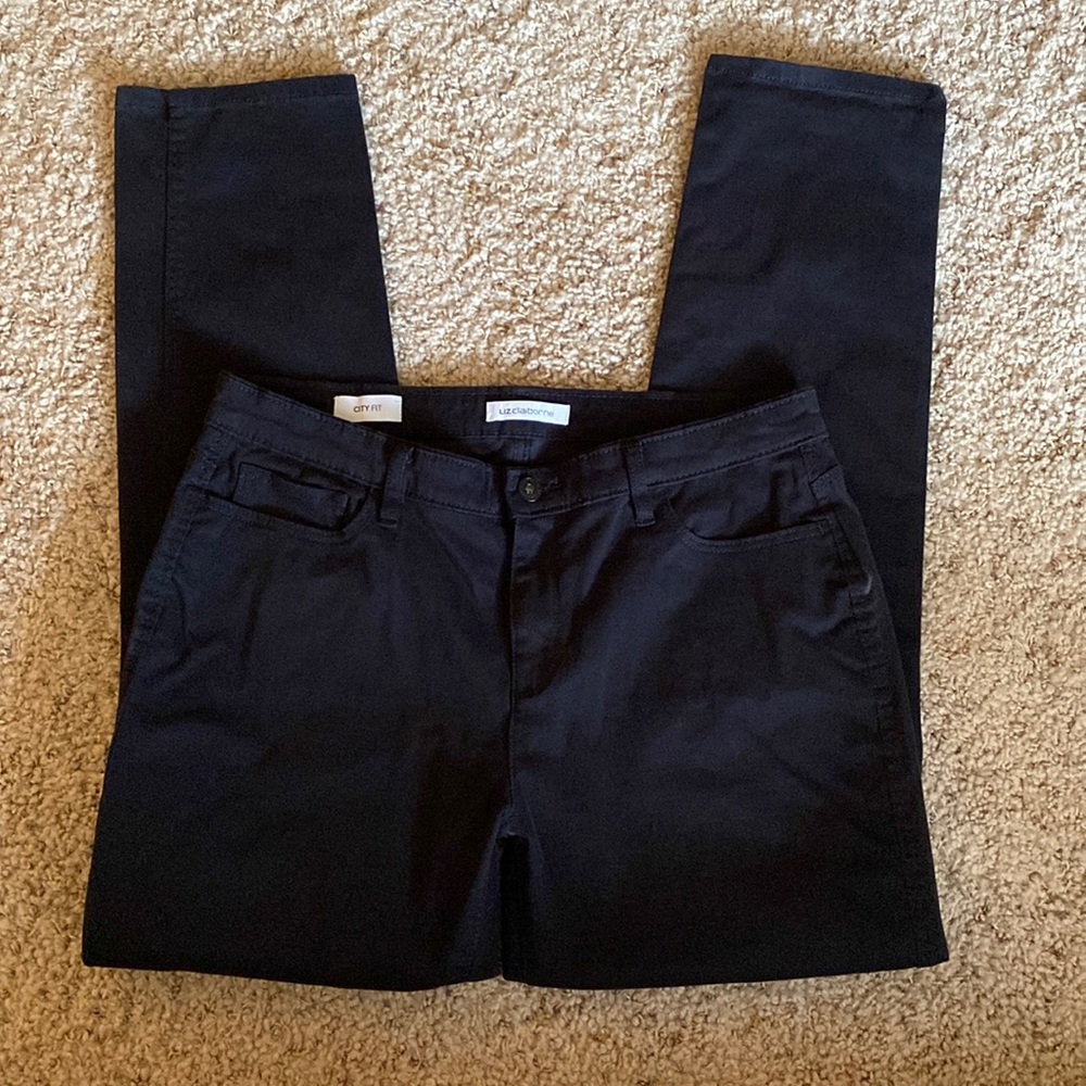 Liz Claiborne Pants Black City Fit Pants
